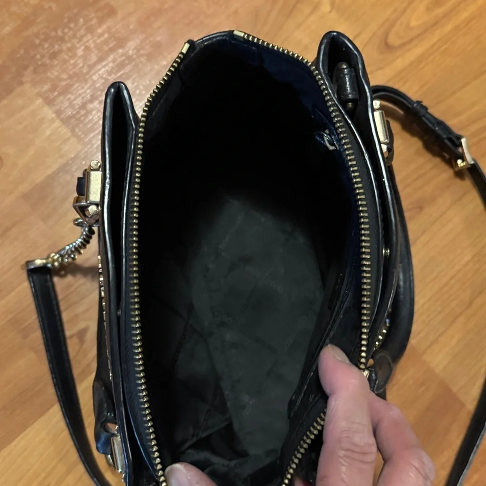 Michael Kors Black Leather Handbag